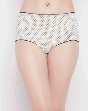 geometric print hipster pantie