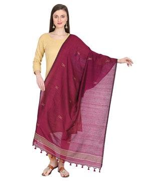 geometric printed dupatta