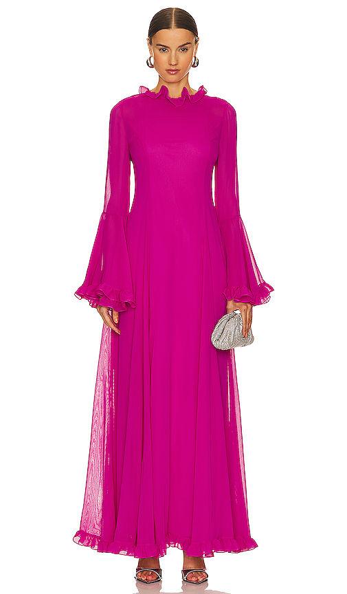 georgette long dress