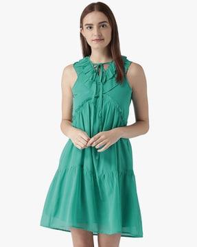 georgette skater dress