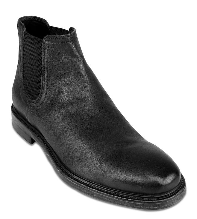 geox men's aurelio black ankle chelsea boots