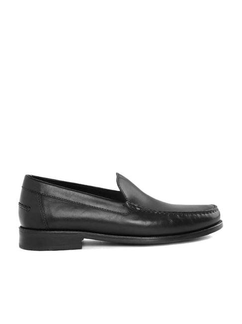 geox men's black formal loafers