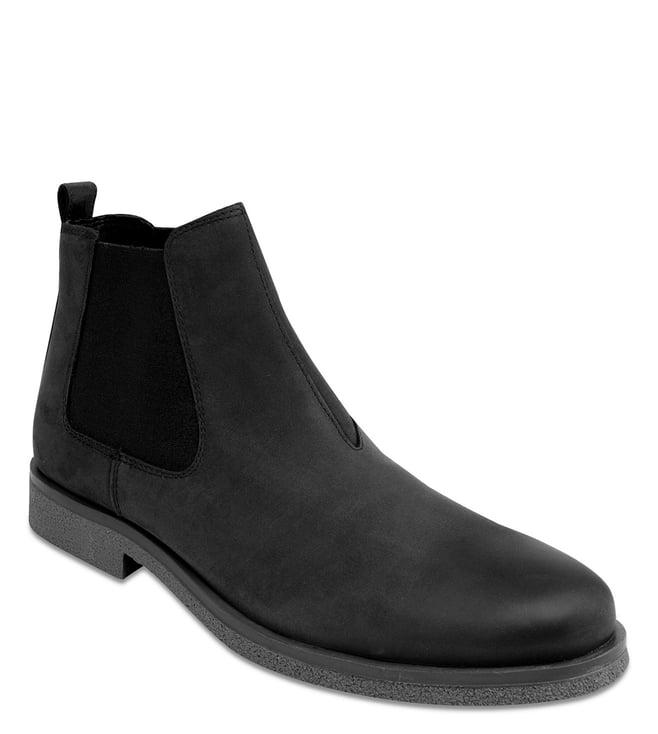 geox men's claudio black ankle chelsea boots