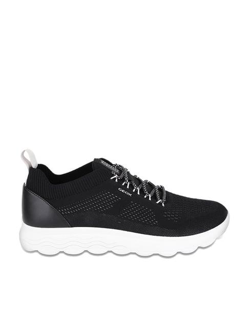 geox men's core black casual sneakers