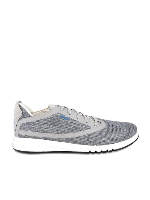 geox men's grey casual sneakers