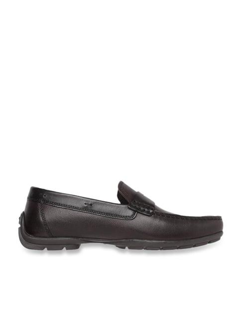 geox men's moner 2fit coffee loafers