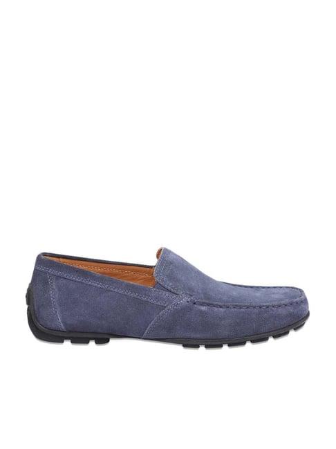 geox men's navy casual loafers