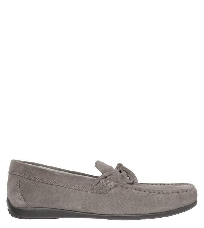 geox men's u ascanio dove grey moccasins