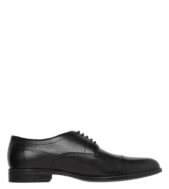 geox men's u iacopo black derby shoes