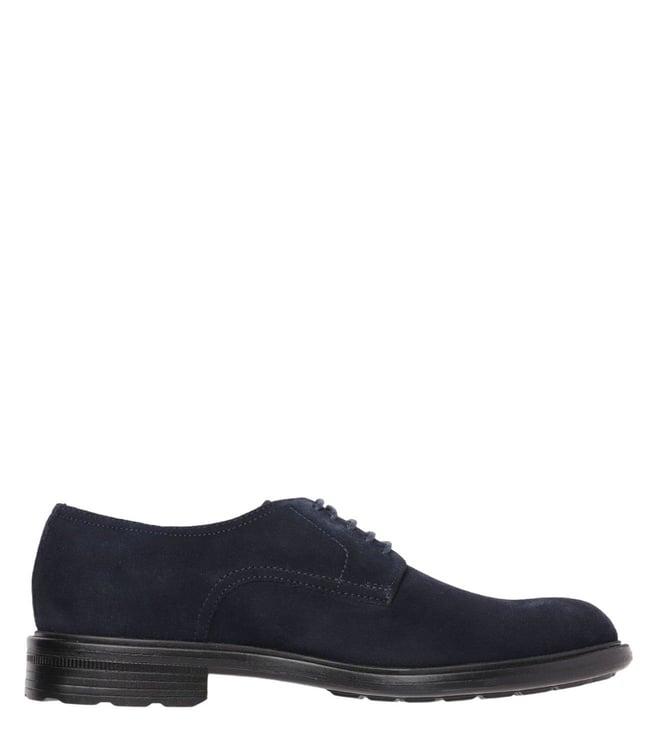 geox men's u walk pleasure navy derby shoes