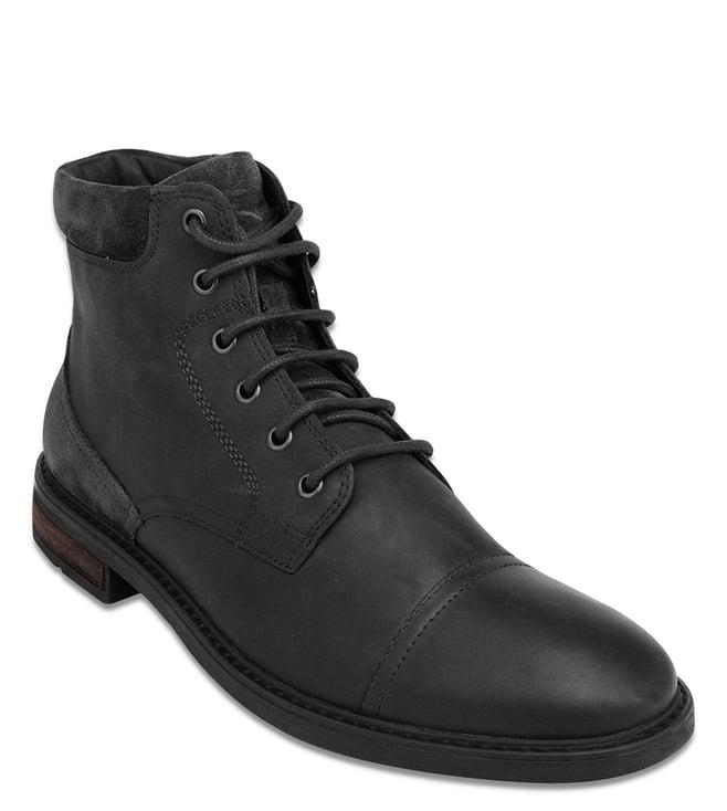 geox men's viggiano black ankle boots