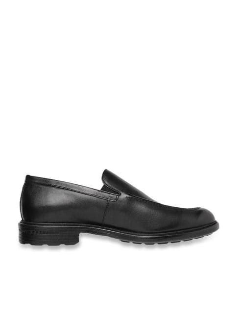 geox men's walk pleasure black loafers