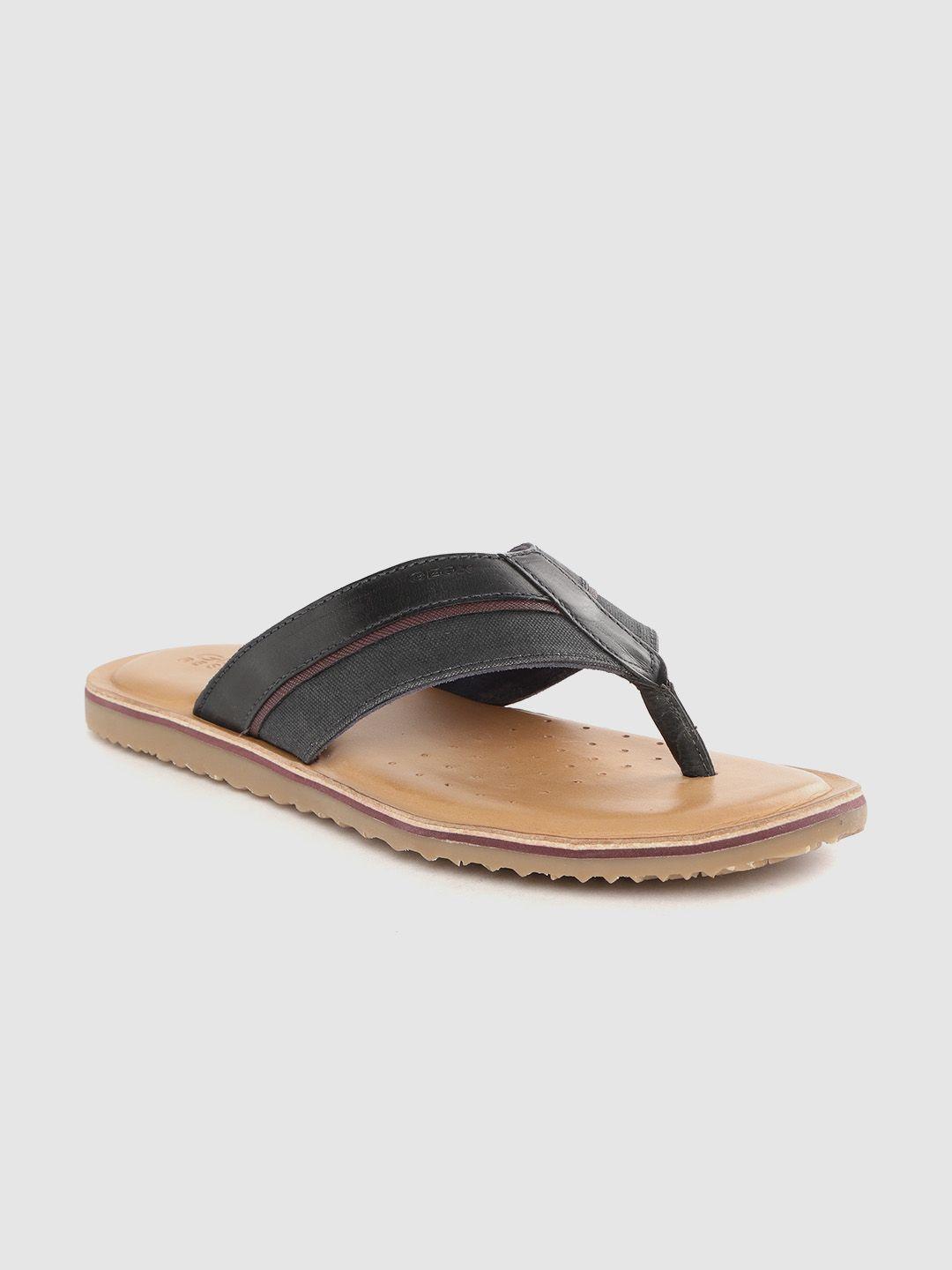 geox men black comfort sandals