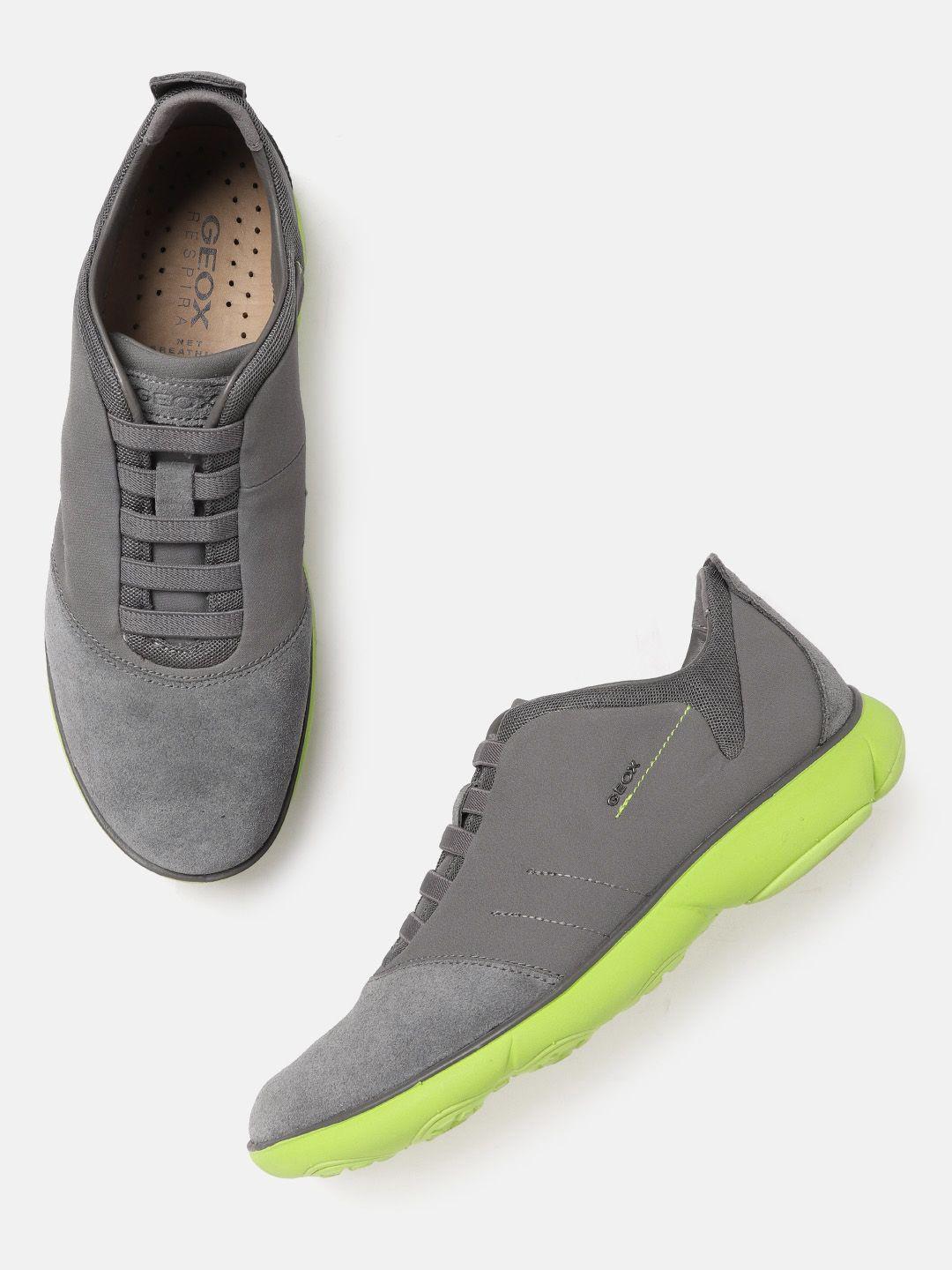 geox men grey sneakers