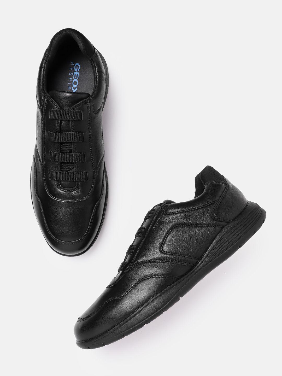 geox men leather sneakers