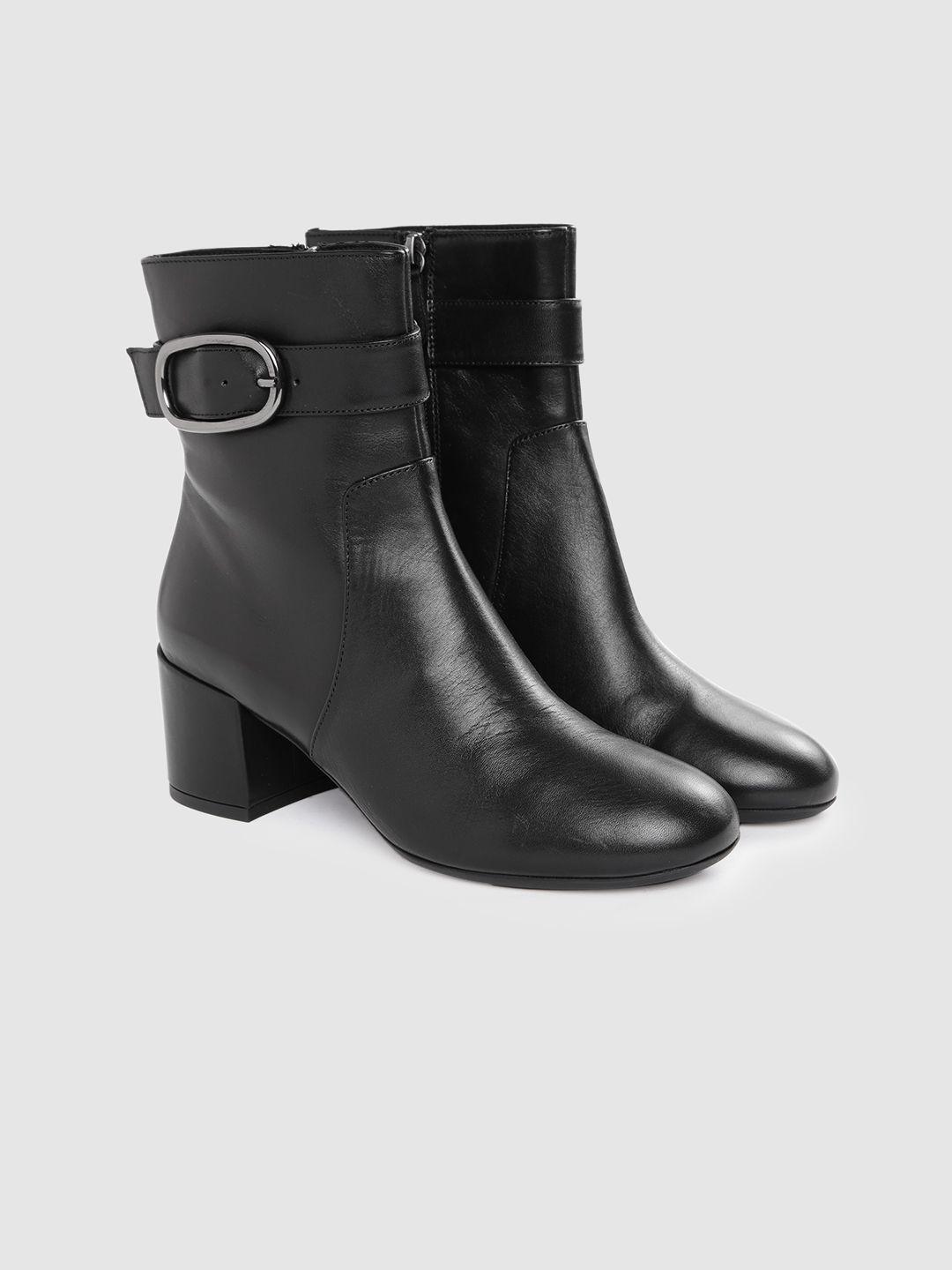 geox woman leather eleana ankle boots