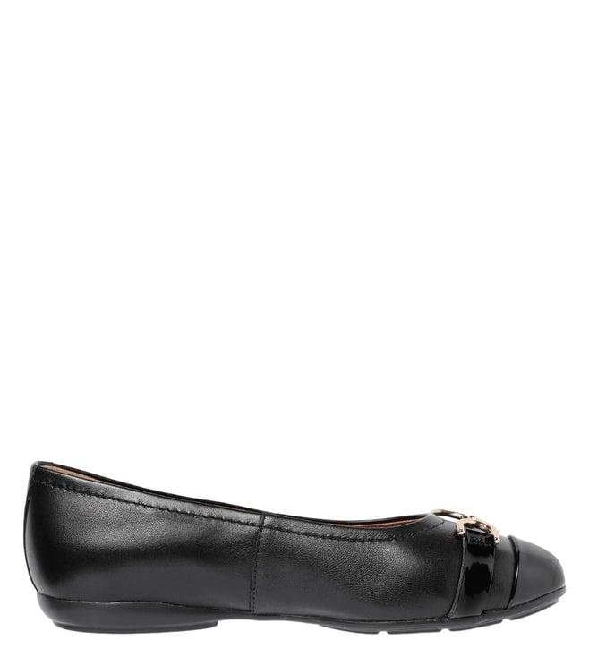 geox women's d annytah black ballerinas