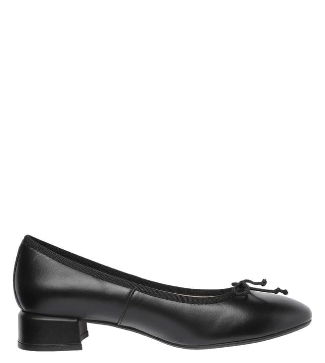 geox women's d floretia black ballerinas