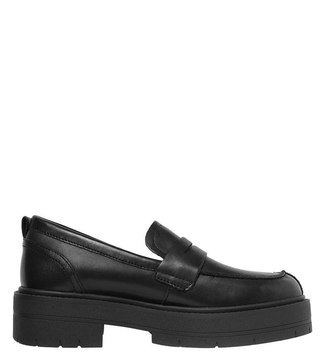 geox women's d spherica ec7 black loafers