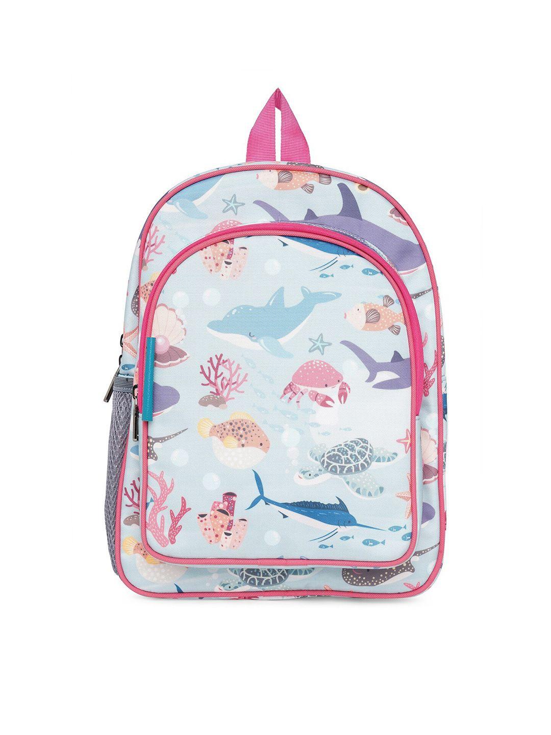 gepack unisex kids sea green ocean print school backpack