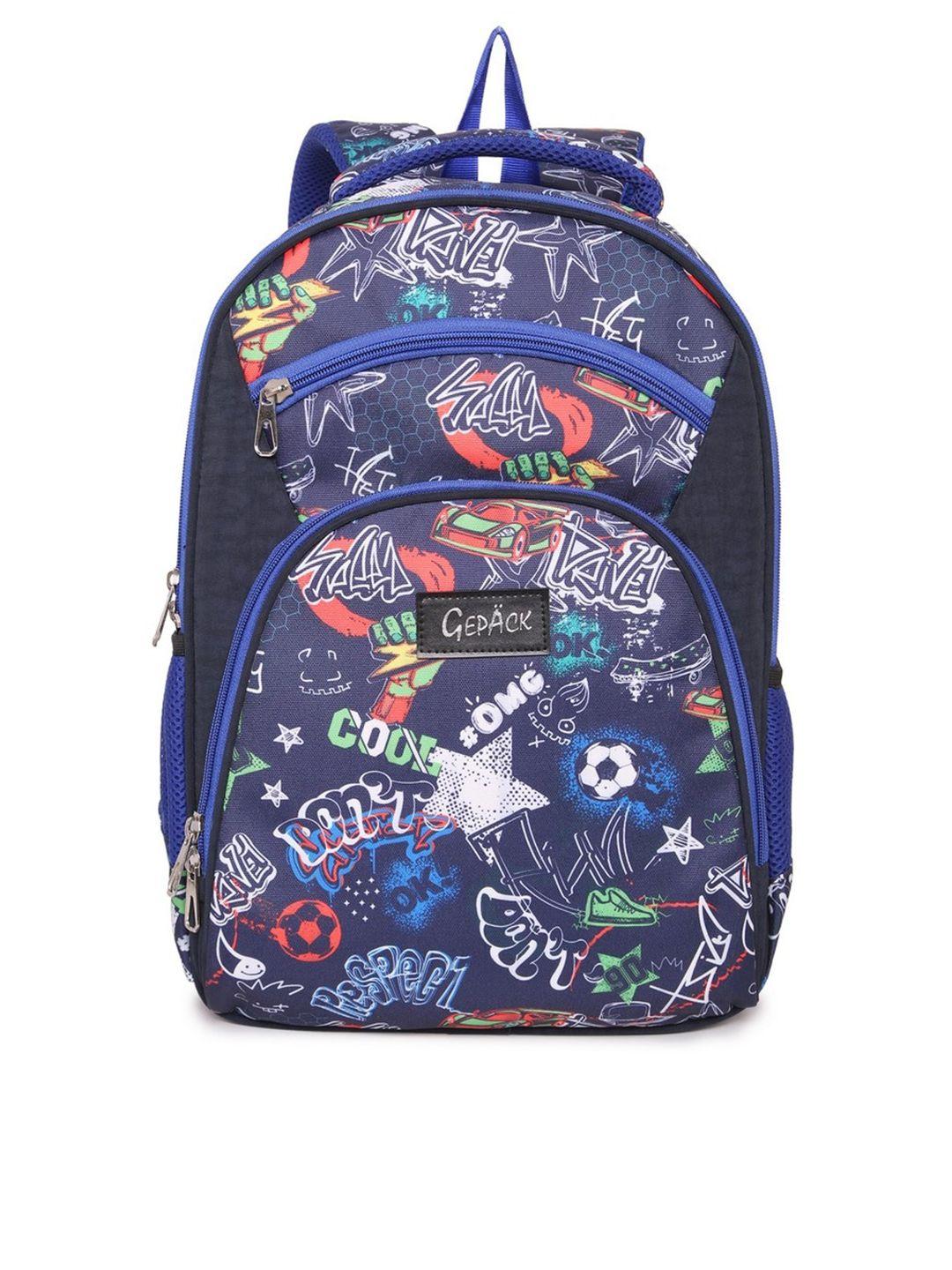 gepack unisex kids graphic printed padded medium backpack