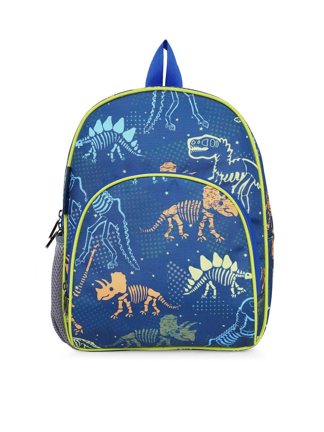 gepack unisex kids navy blue dino animal print school backpack