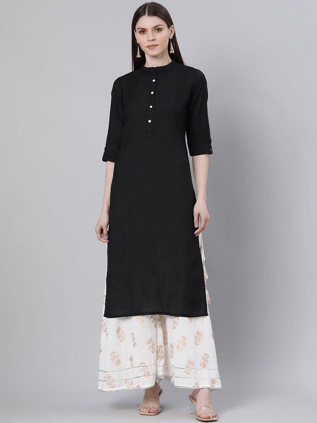 gerua women black kurta