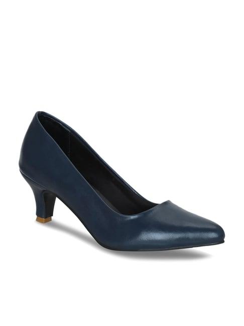 get glamr navy casual pumps