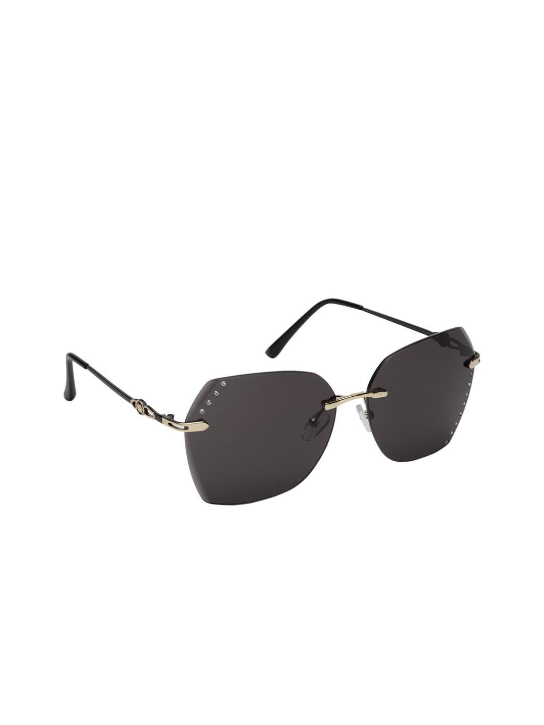 get glamr women black oversized sunglasses sg-lt-ch-240-32