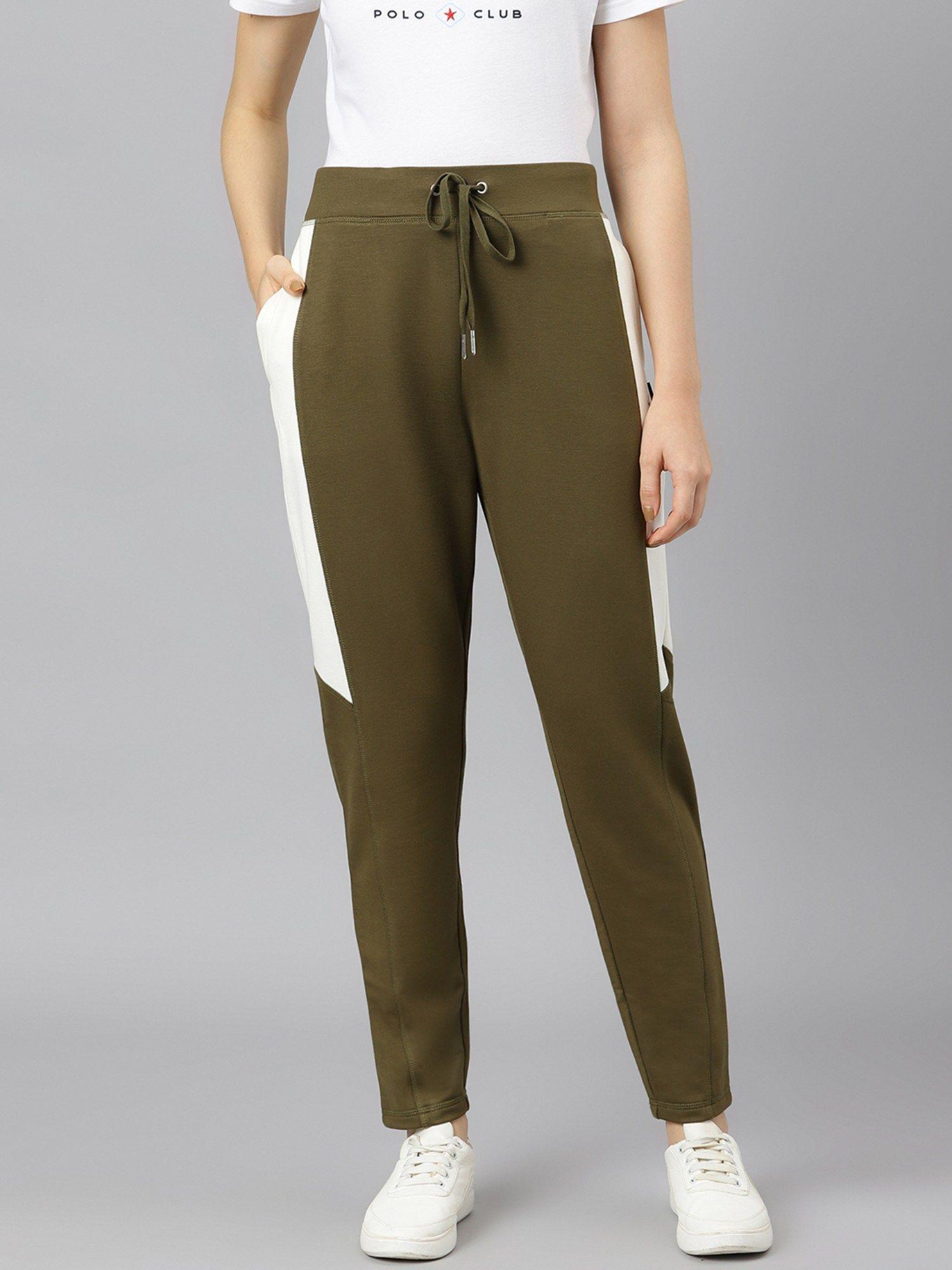 get ready track pant green