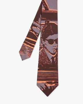 getaway printed tie