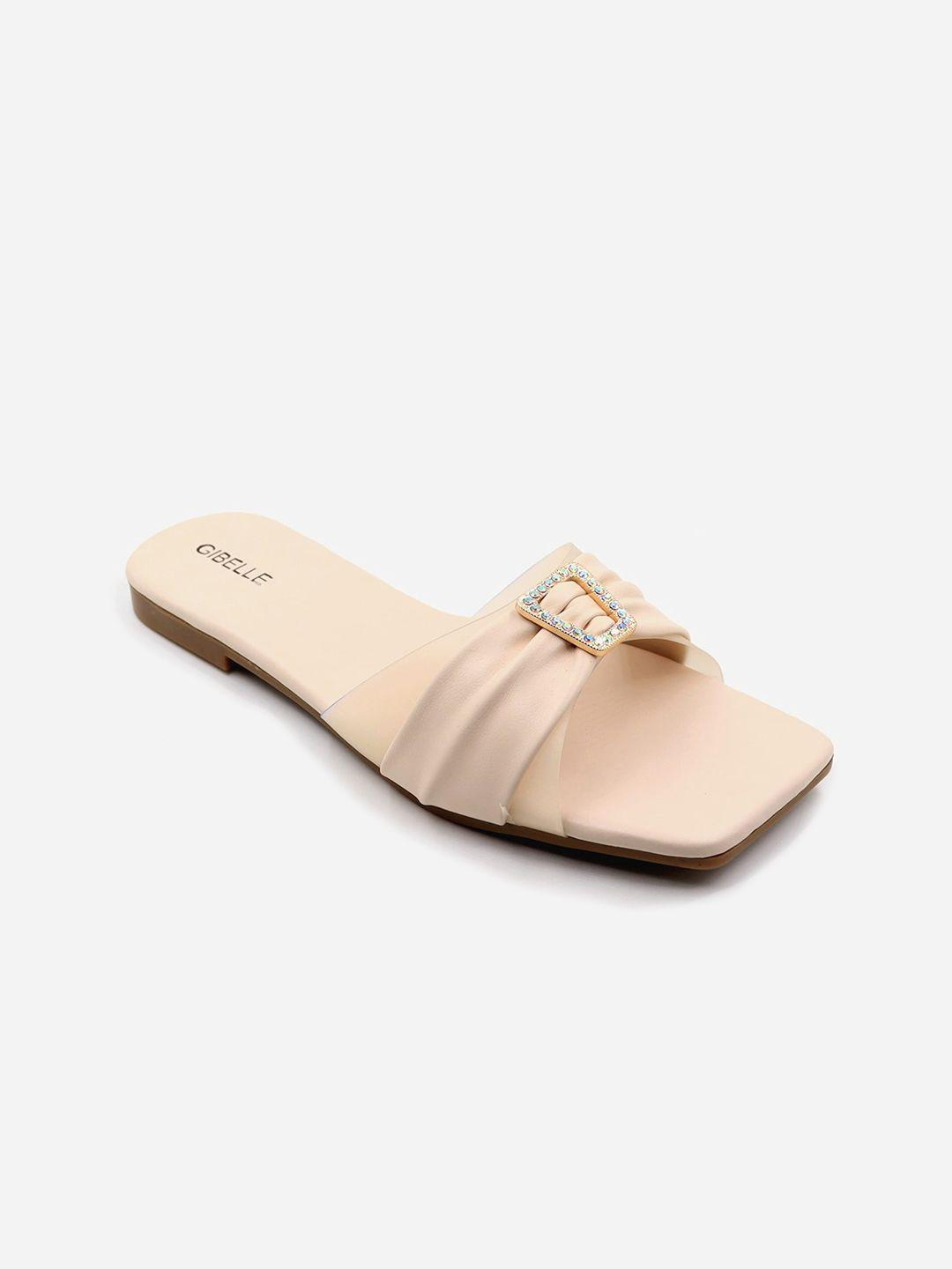 gibelle women open toe flats with bows