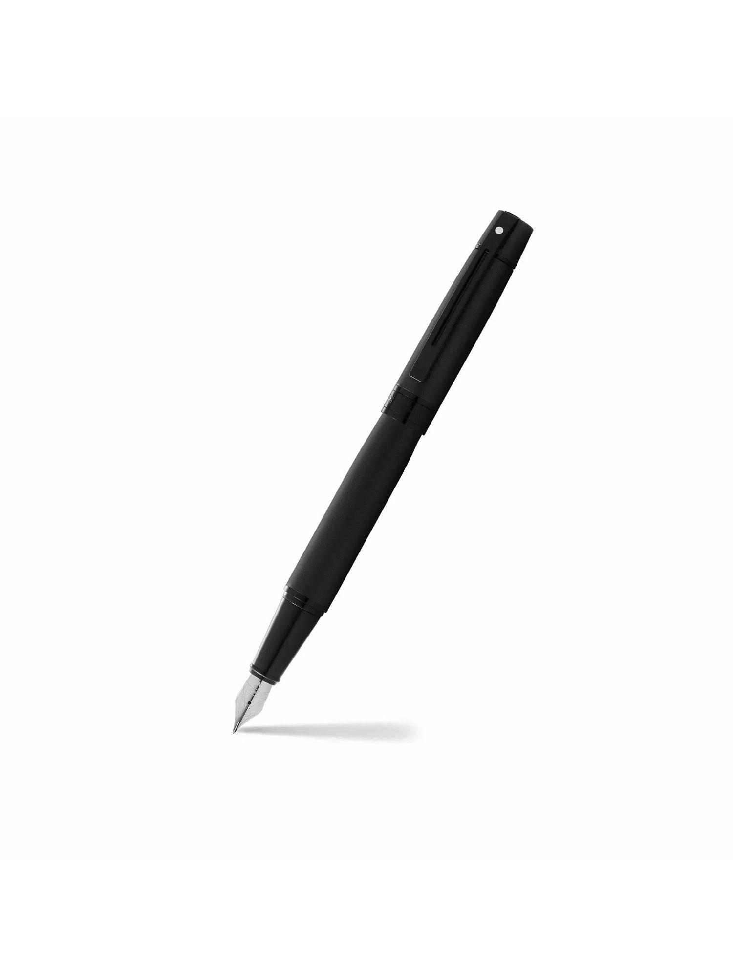 gift 300 lacquer fountain pen -fine – matte black with polished black trim