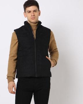 gillet jacket with zip pockets