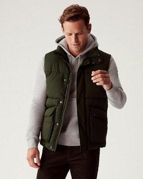 gillet with insert pockets