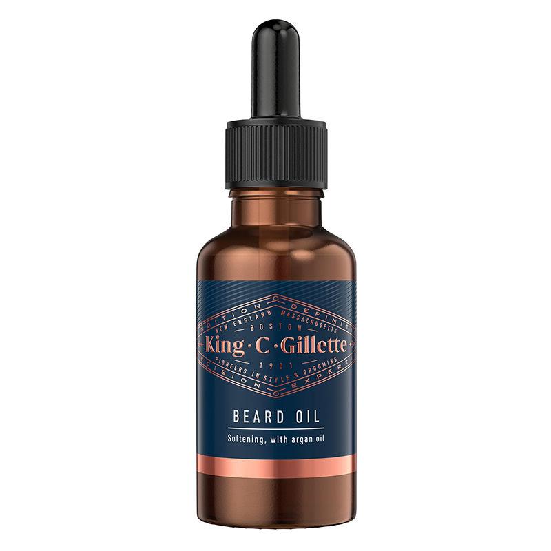 gillette king c beard oil