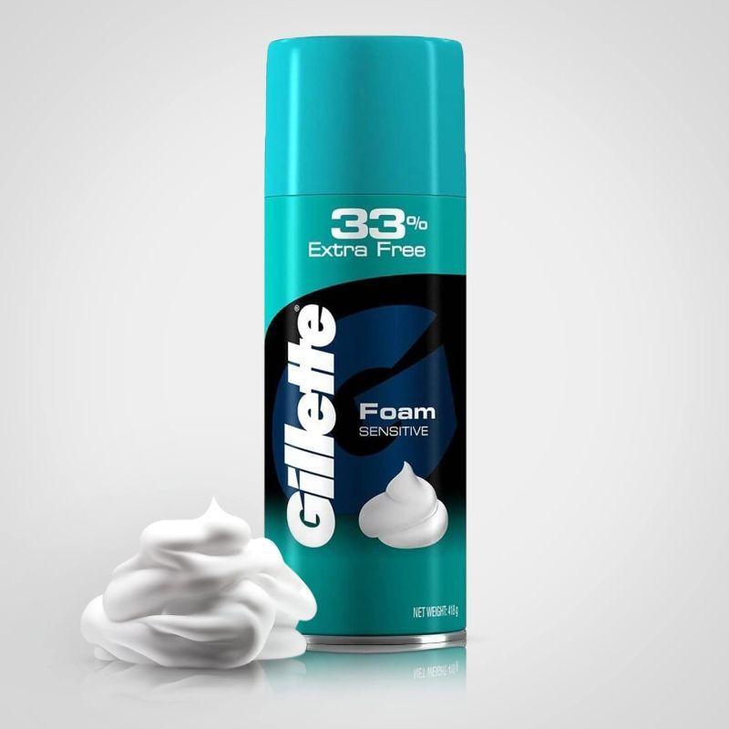 gillette classic sensitive shave foam