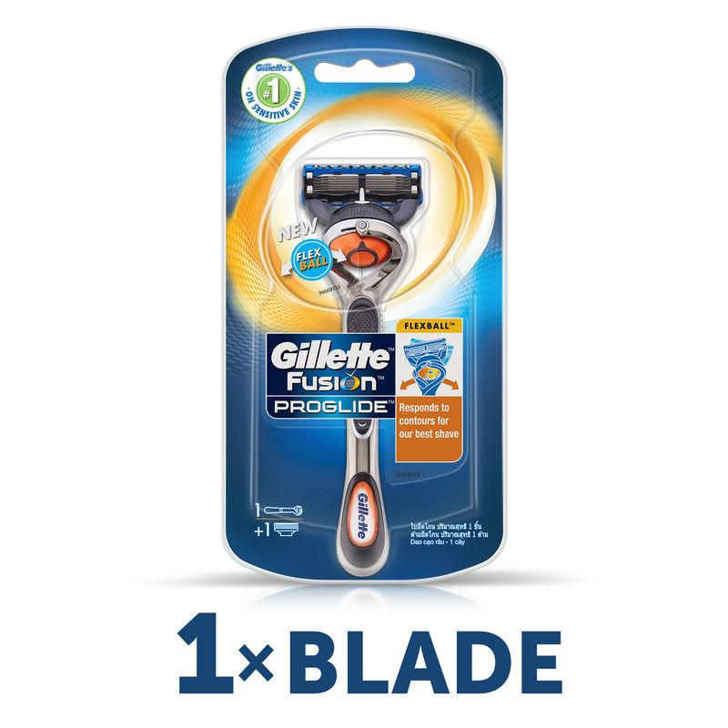 gillette fusion proglide flexball 1up razor pack