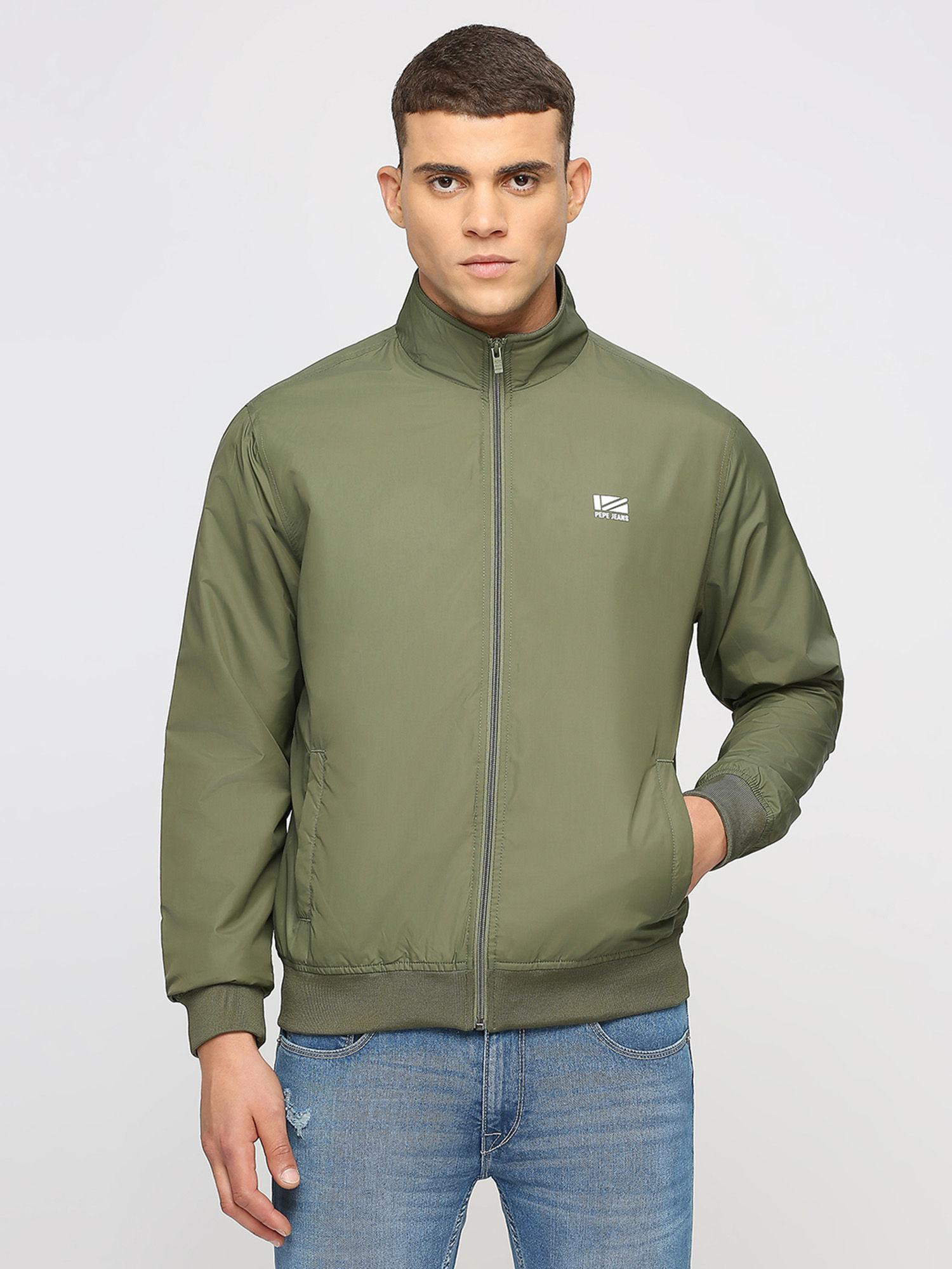 gimbo light weight jacket olive green