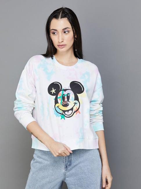ginger by lifestyle multicolor printed sweatshirt