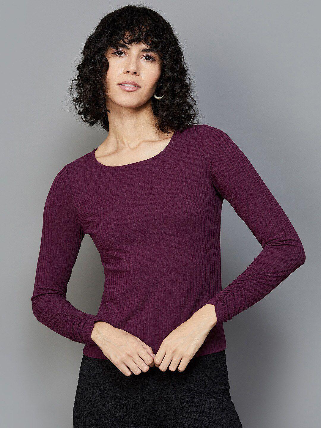 ginger by lifestyle ribbed regular top