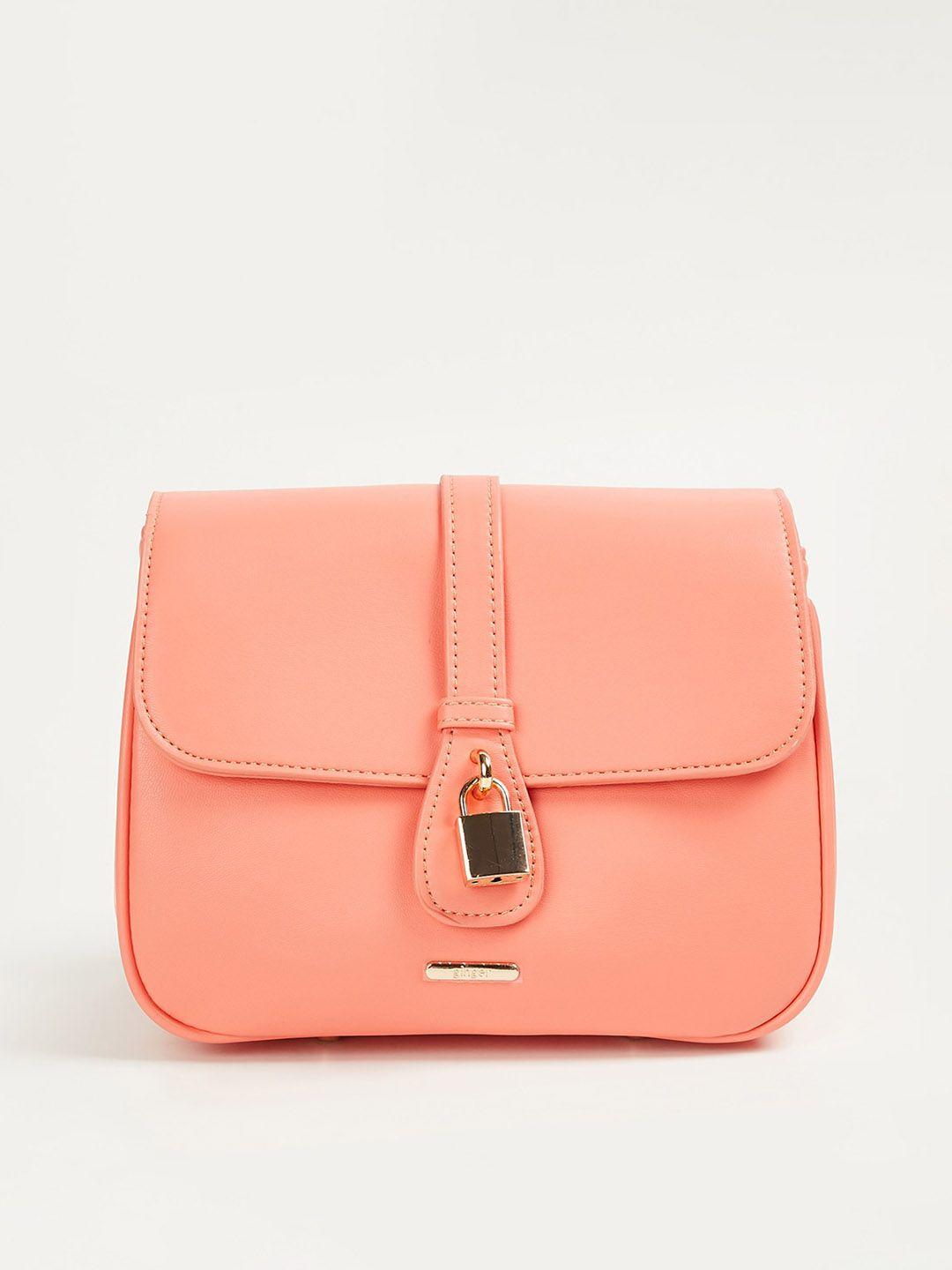 ginger by lifestyle textured structured sling bag