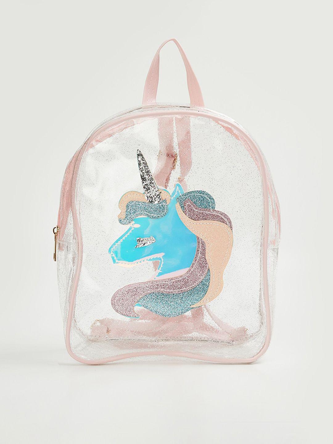 ginger by lifestyle unicorn printed backpack