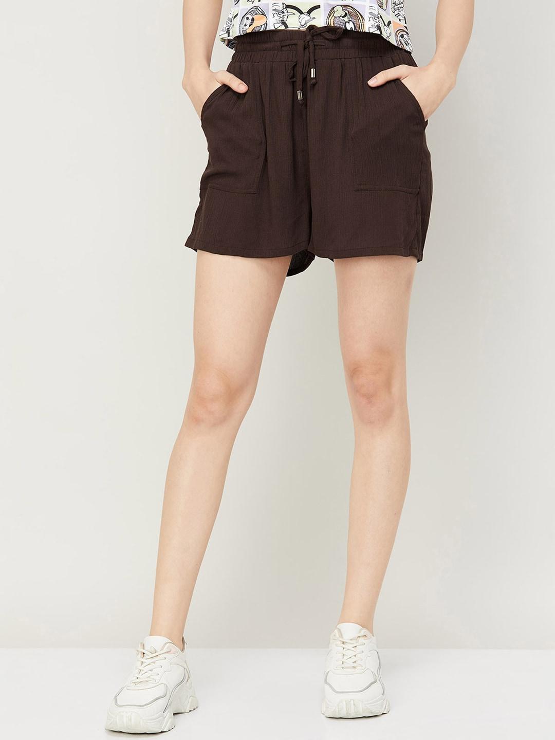 ginger by lifestyle women regular fit shorts
