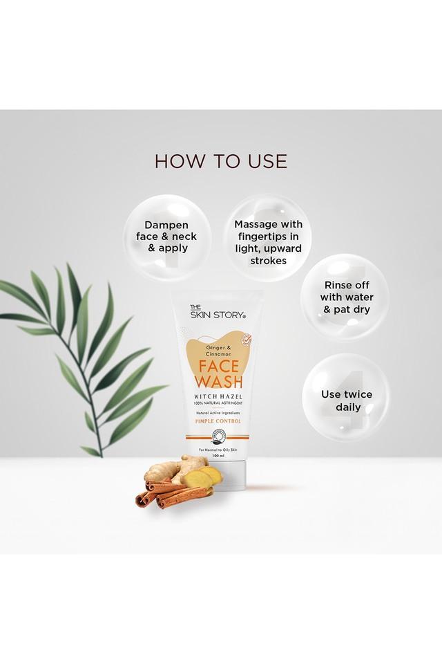 ginger _ cinnamon facewash ; pimple control