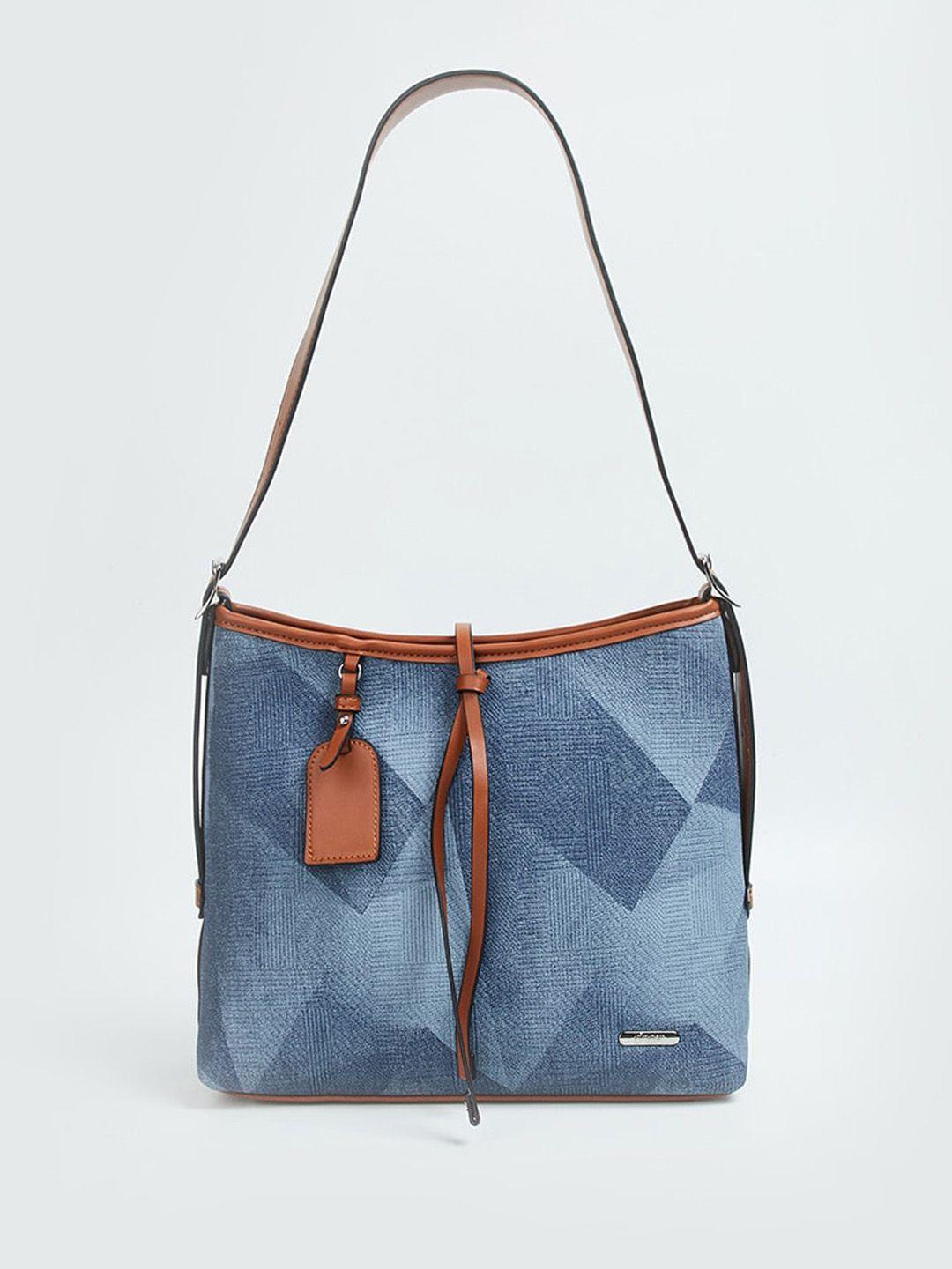 ginger by lifestyle abstract printed shoulder bag