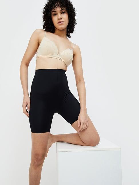 ginger by lifestyle black blended tummy and thigh shaper