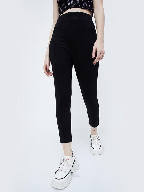 ginger by lifestyle black high rise pants