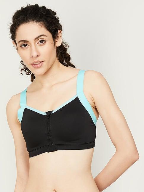 ginger by lifestyle black sports bra