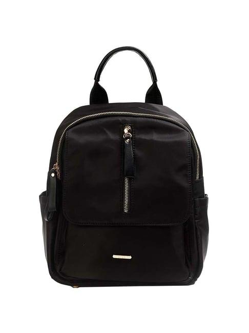 ginger by lifestyle black synthetic medium backpack